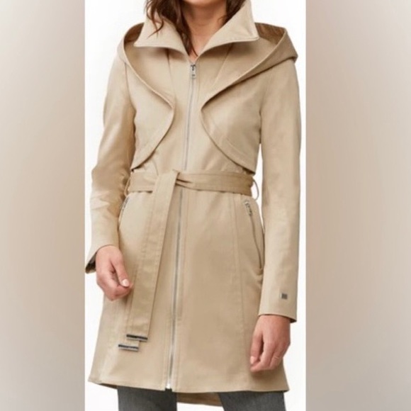 Soia & Kyo Arabella jacket in dusty rose pink with hood. Mint condition! - Picture 3 of 15